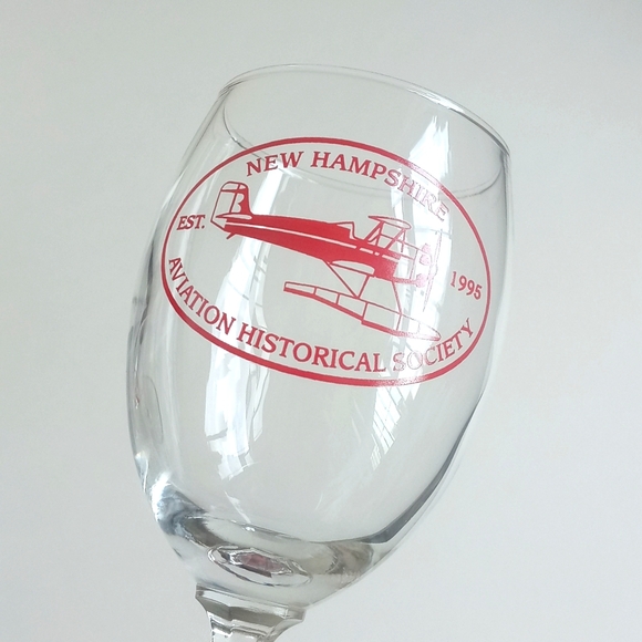 Vintage Aviation Wine Glasses Set of 2 - Picture 11 of 12
